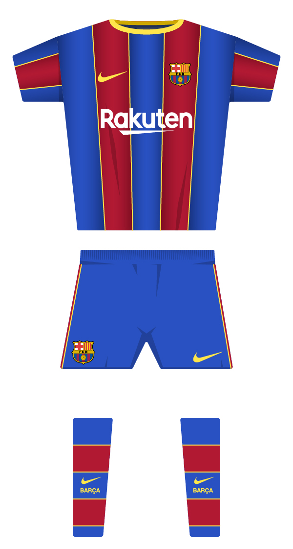 Men’s first team kit season 2020/2021