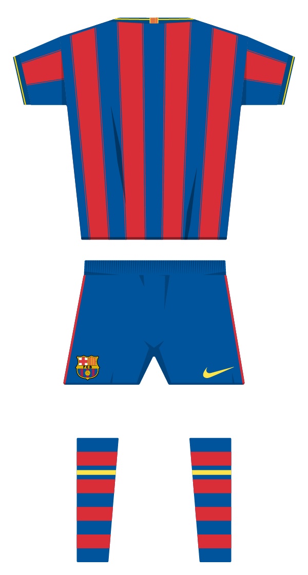 First kit season 2009/2010 back