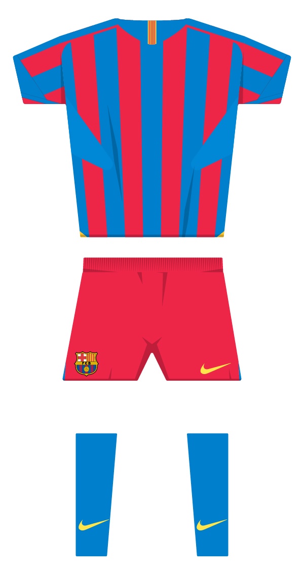 First kit season 2005/2006 back