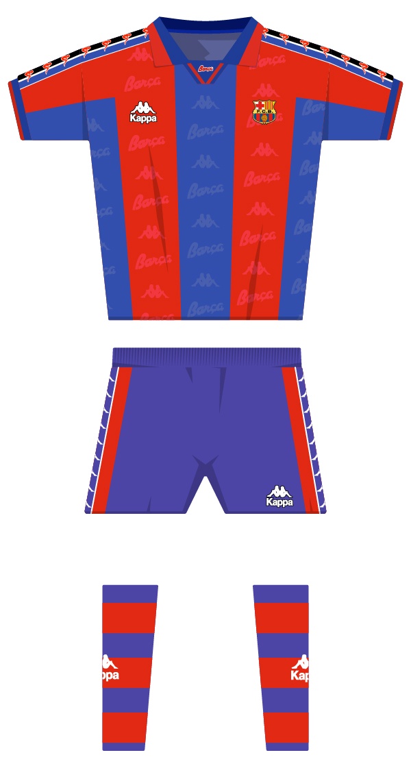 First kit season 1995/1996 - 1996/1997