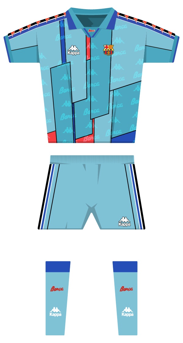 Second kit season 1995/1996 - 1996/1997