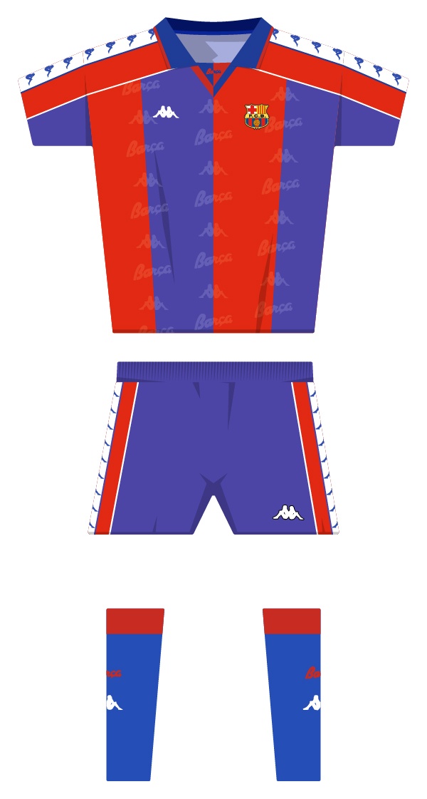 First kit season 1992/1993 - 1994/1995