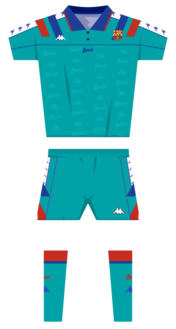 Second kit season 1992/1993 - 1994/1995