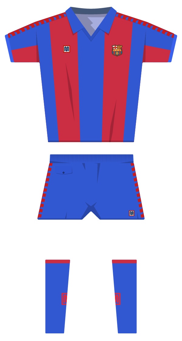 First kit season 1981/1982 - 1989/1990