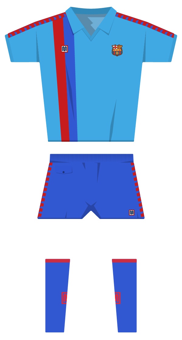 Fourth kit season 1981/1982 - 1989/1990