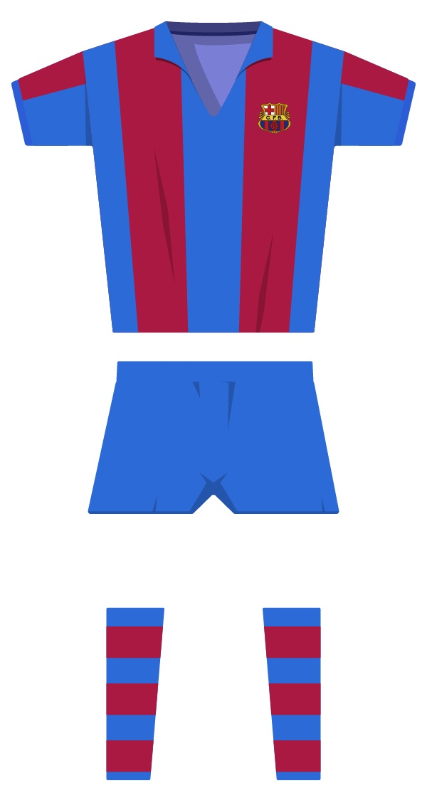 Summer first team kit season 1960/1961 - 1969/1970