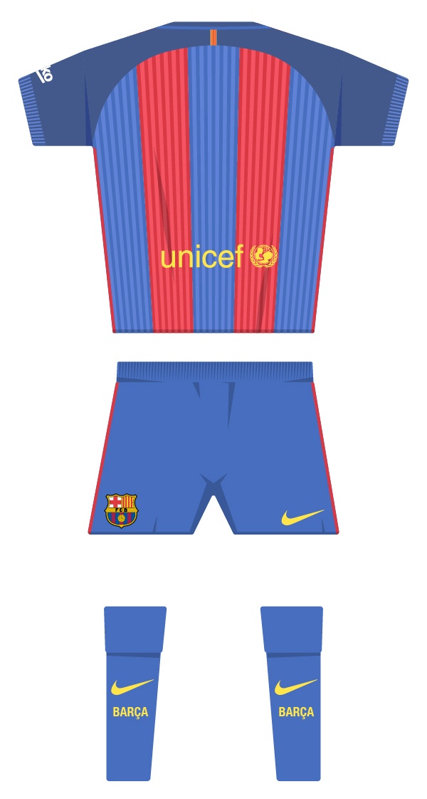 First kit season 2016/2017 back