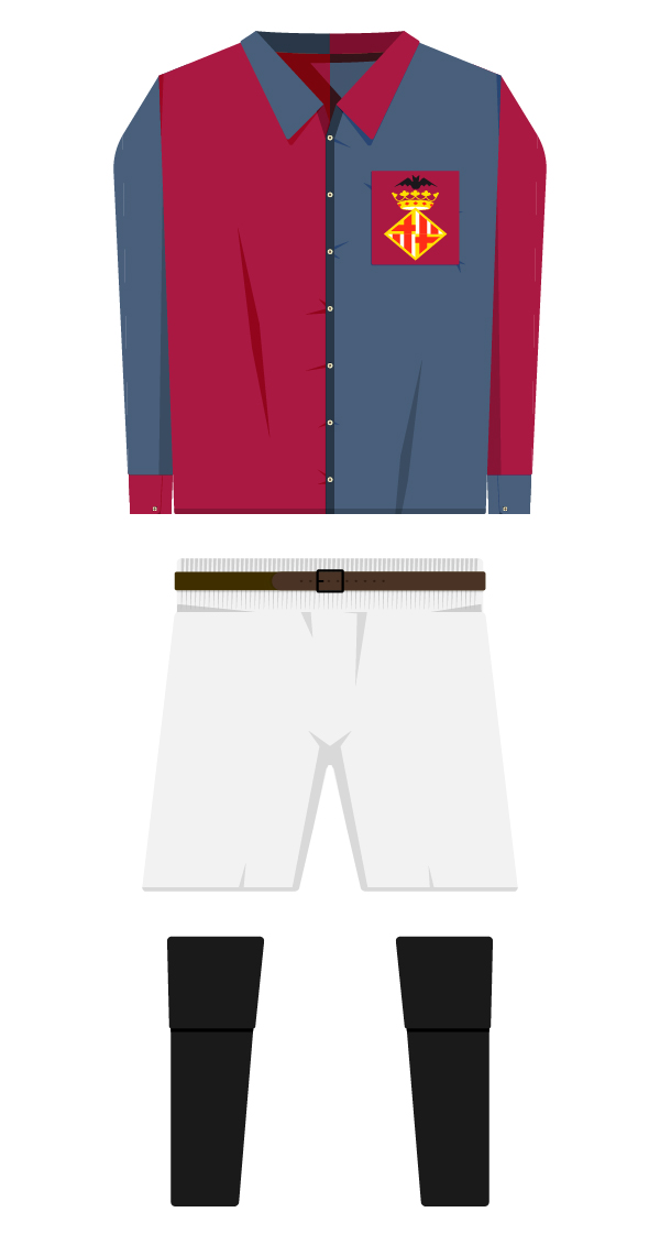 With crest kit season 1899/1900 - 1909/1910