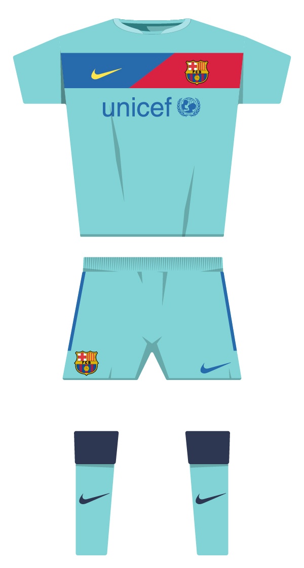 Second kit season 2010/2011 back