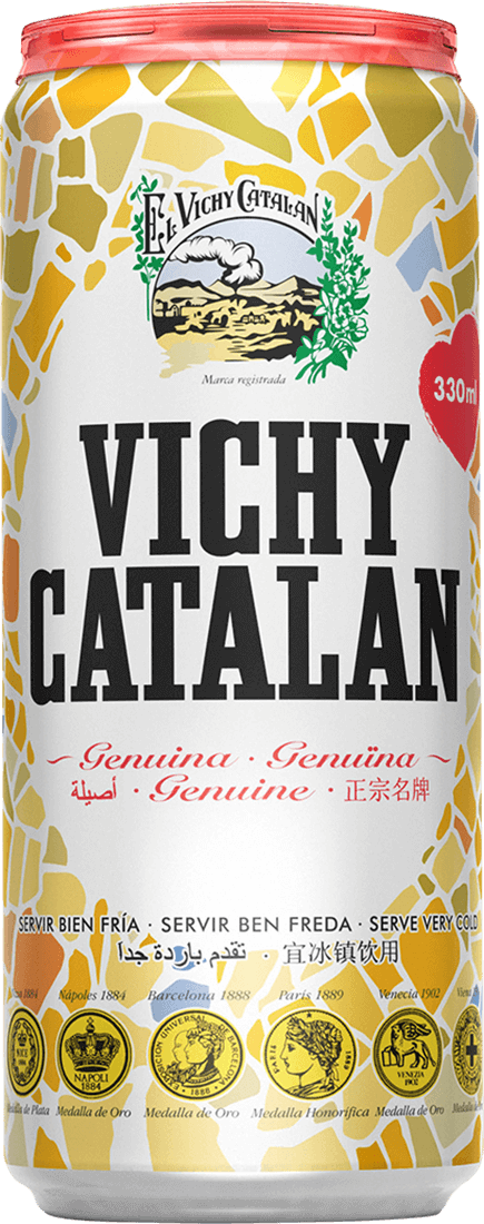 Vichy Catalan Genuïna, llauna de 0,33 L